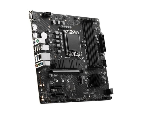 Msi Pro B760M-P DDR4 Micro ATX Mainboard HDMI DP DIMM 4800MHz 128GB 4 Slots - Bild 2 von 5