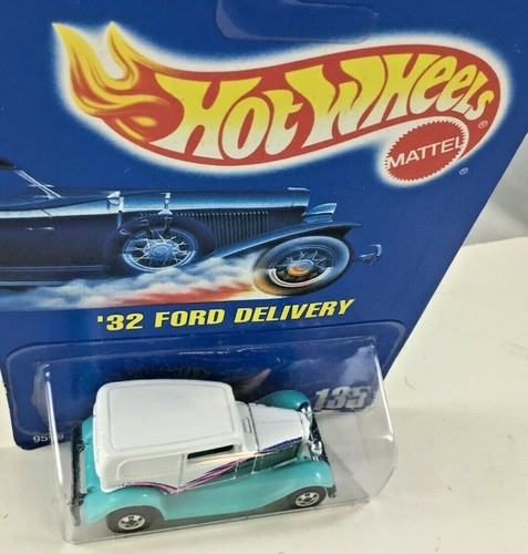 Hot Wheels '32 Ford Delivery No. 135 White W/Graphics 1991 Vintage New - Picture 2 of 7