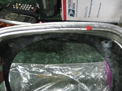 AMC Rambler 1967 / 1969 Left Head Light Door Used Driver Condition - Picture 3 of 3