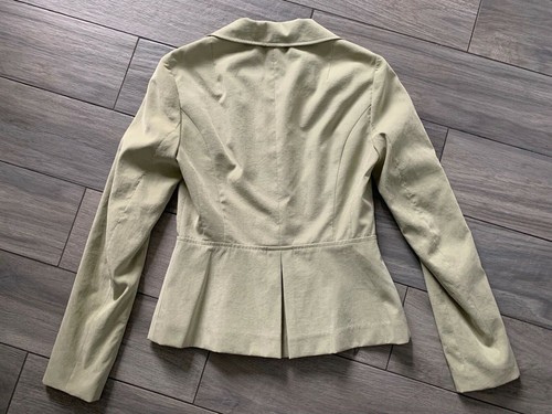 NANETTE LEPORE TOO BAD BLAZER, SAGE GREEN, NWT $498, 2 - Picture 3 of 3