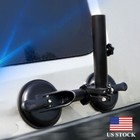 Black Flag Pole Holder w/Suction Cup For Off-Road Vehicle SUV Vans US STOCK
