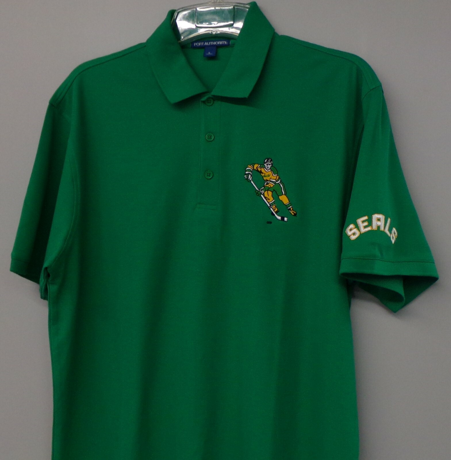 NHL Hockey California Golden Seals Skater Mens Polo Shirt XS-6XL, LT-4XLT New