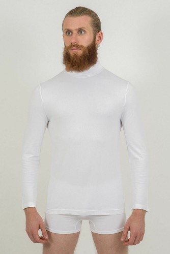 Issimo Pullover termico da uomo collo a maniche lunghe base top leggero - Foto 5 di 30