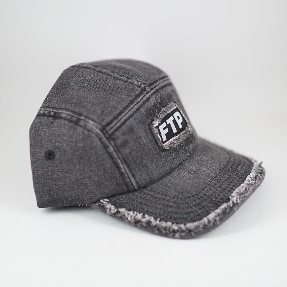 帽子 Frayed Croc Denim Camp Cap Black Supreme Frayed Croc Denim Camp Cap (SS25) - $66