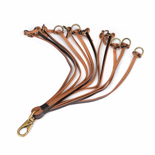 Tourbon Leder Ente Tragegurt Vögel Aufhänger Taubenhalter Schießspiel Schlinge - Bild 7 von 21