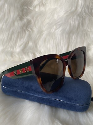 Gucci Havana Oversized Sunglasses With Vintage Look | eBay display picture 1