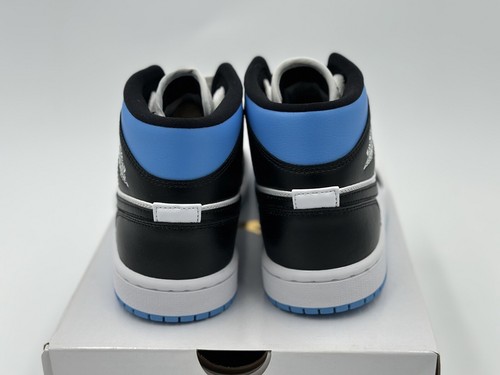 Jordan 1 Mid University Black White (Women's) - Size 6.5W - BQ6472-102 - Picture 4 of 6