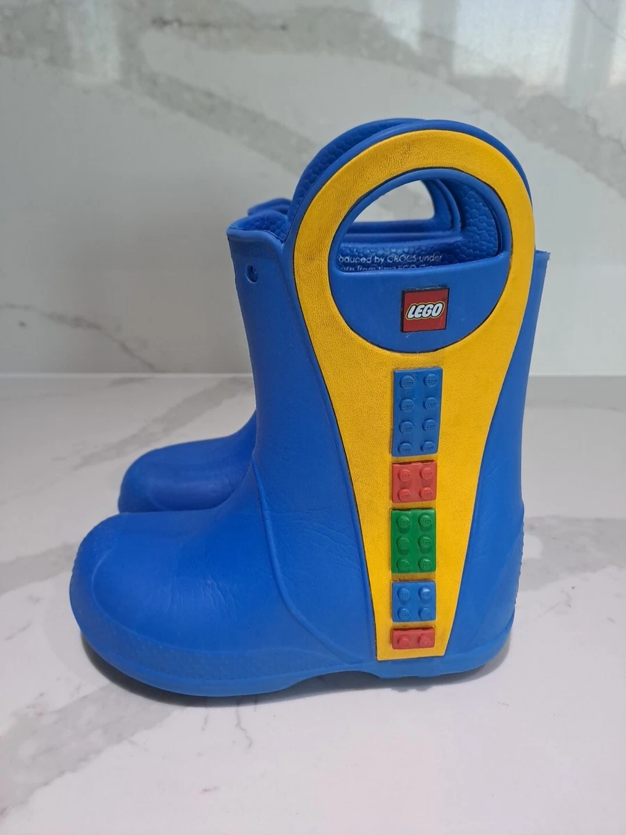 Crocs kids Handle it LEGO wellies Blue size C13 FAST P P Great
