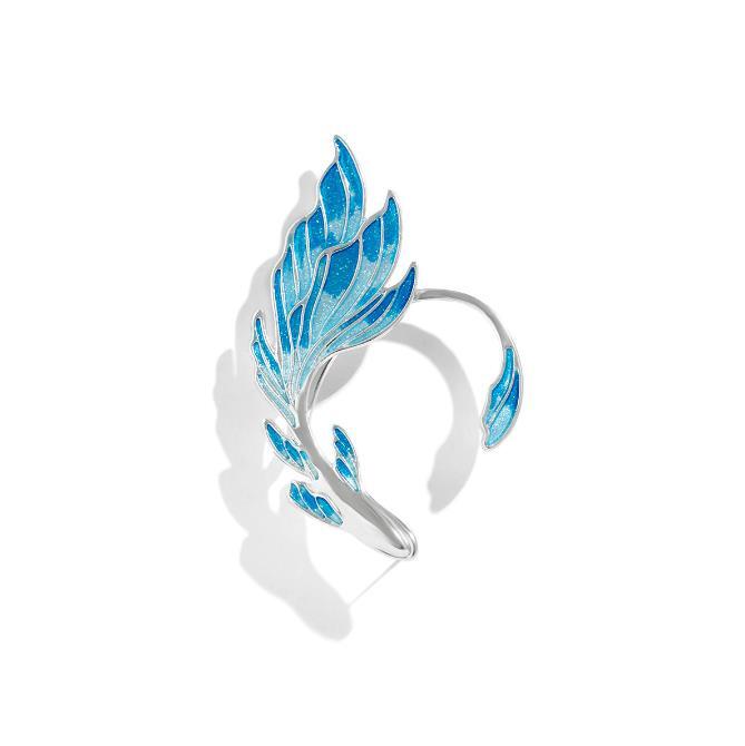 Silver Metal Elf Ears - Latex Prosthetic Ears For Halloween Cosplay & Fantasy Costumes