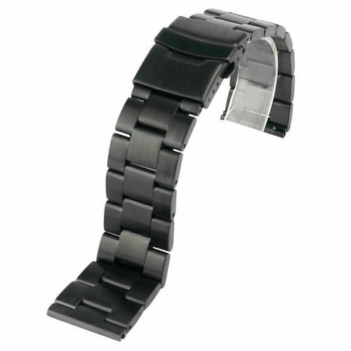 Pulsera pulsera reloj hombre 18mm 20mm acero inoxidable correa repuesto - Imagen 13 de 14