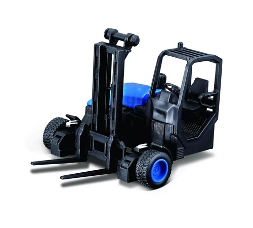 Modellino Burago MULETTO LORRY MOUNTED FORKLIFT die cast scala 1:43 1/43 CON ACc - Foto 7 di 8