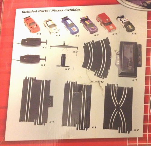 Fast Lane Racing Speedway Chasers 6 Top Slotcar Spielset Track Box Handbuch Aufkleber - Bild 2 von 12