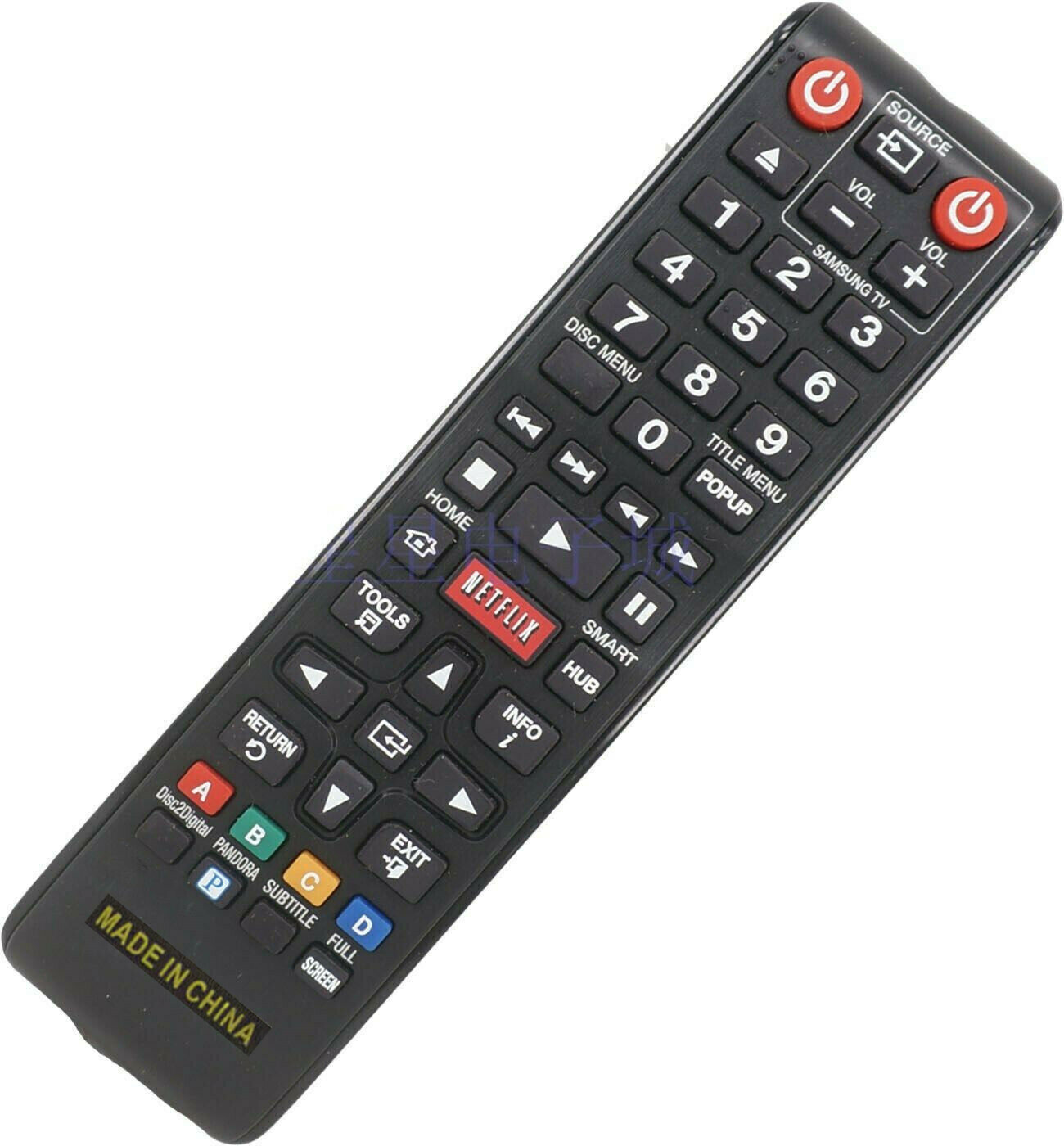 Remote Control For Samsung BluRay DVD Player BDE5700 BDE5400 BDEM57 BDE5900 eBay
