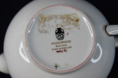 Wedgwood Gold Ulander Bone China Teekanne Milchkännchen Zuckerdose Set schwarz Urne Logo - Bild 17 von 24