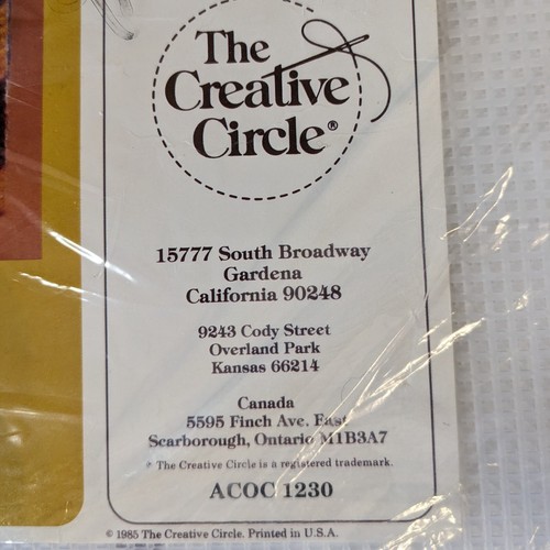 Feed the Bears Bank Creative Circle 1230 Sealed VTG 1985 Teddy Bear Craft Kit - Picture 10 of 12