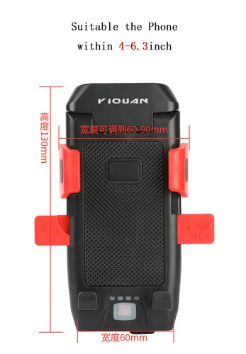3000mAh Multifunctional Bike Lights Headlight Horn USB Rechargeable phone holder - 第 10/19 張圖片