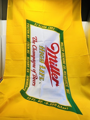 New Miller High Life 3ft x 5ft Flag with Metal Eyelets  - Picture 1 of 7