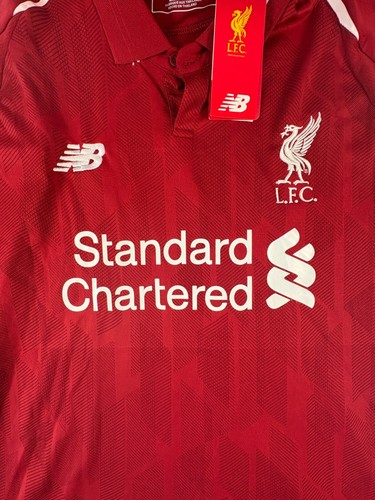 New Balance Red '18-'19 Home Liverpool Football Club Jersey Mane #10 XL - Picture 5 of 13