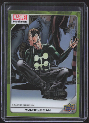 Multiple Man #195 [Yellow Rainbow] 2023 Upper Deck Marvel Platinum | eBay