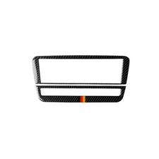 Real Carbon Fiber 9Button Radio Panel Cover Fits 15-19 C117 W117 CLA250 CLA45 #G