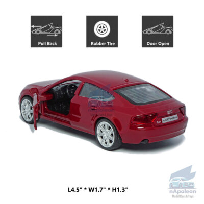 Audi 公式A7 ミニカー　非売品 Amazon | アウディ A7 スポーツバック 1/43 ミニカー 黒 AUDI