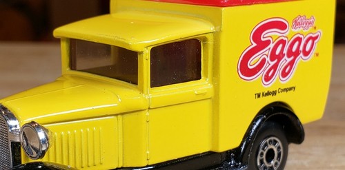Vintage 1979 Matchbox 1:72 Yellow Model A Ford Eggo Delivery Truck Loose - Picture 12 of 14