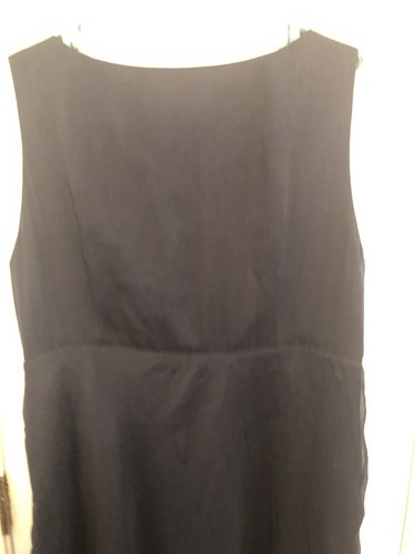 J.Crew Black Silk Sleeveless V-Neck Dress Women’s Size 20 – Classic - Picture 10 of 13
