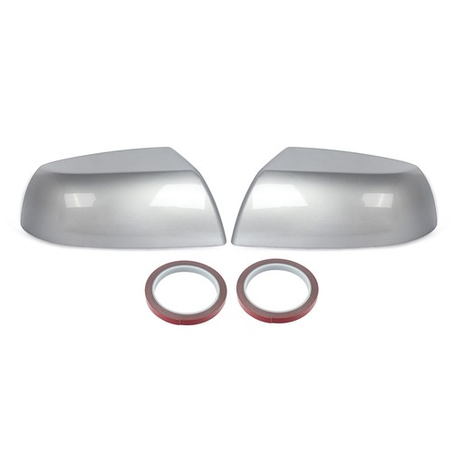 Silver Sky Front Side Mirror Cover Cap Pair Fits Toyota Tundra Sequoia 2011-2019 - Picture 2 of 10