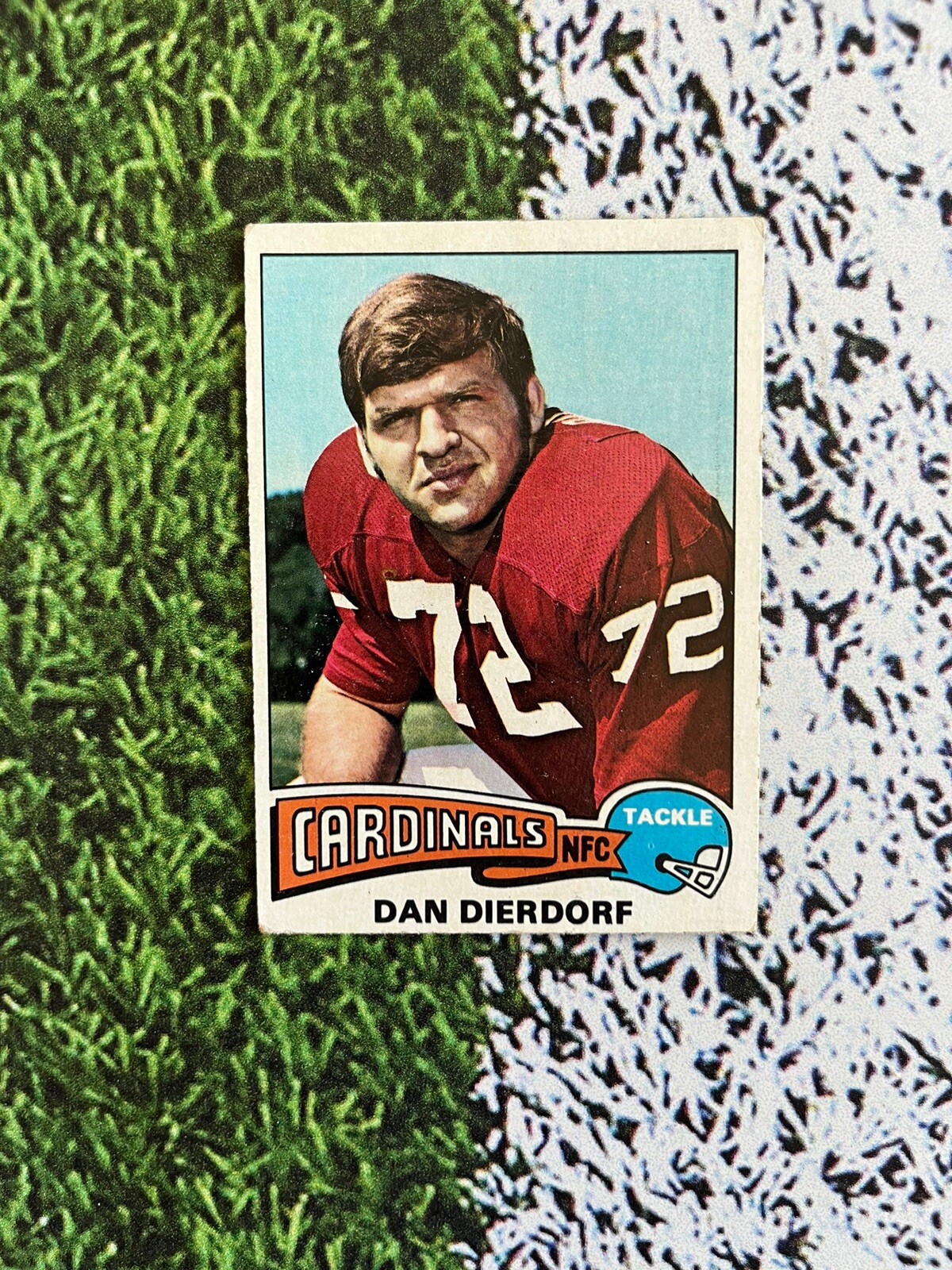 1975 Topps Dan Dierdorf #35 Very Good Condition Low Cost Shipping 