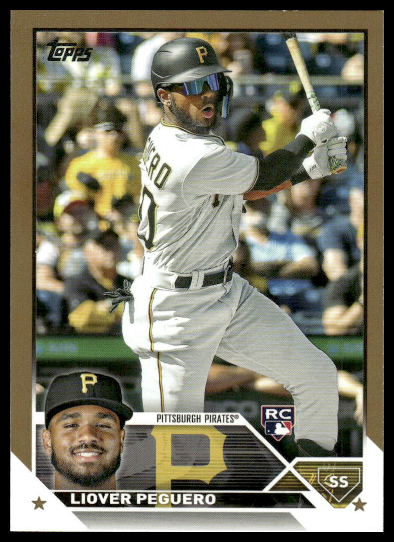 2023 Topps Liover Peguero #238 RC Gold #'d 1308/2023