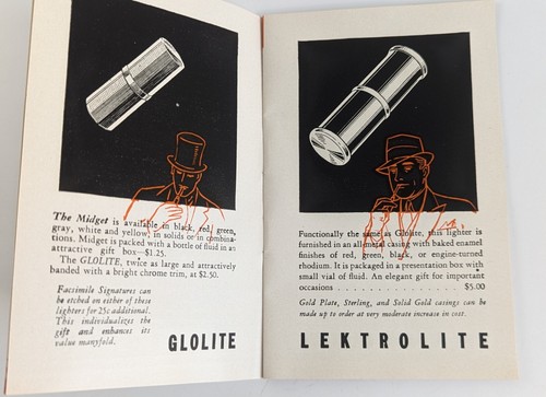 1936 Lektrolites Cigarette Lighter Catalog – Stunning Art Deco Design Men Women - Picture 5 of 14