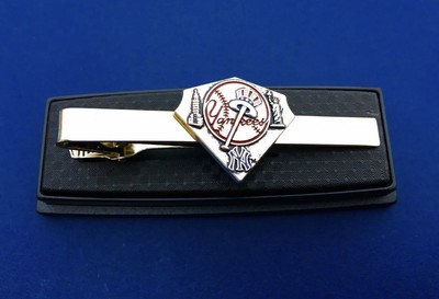 NY Yankees Baseball Diamond Tie Clip~New York Yankees Tie Bar Handmade in the USA~