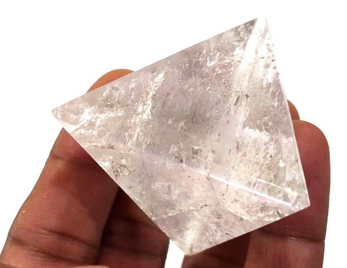 Grande 50mm Tetraedro Chakra Curación Reiki Cristal Cuarzo Piedra Geometría Sagrada - Imagen 4 de 7