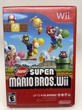 New Super Mario Bros. Wii (Nintendo Wii, 2009) Manual Included Tested Working
