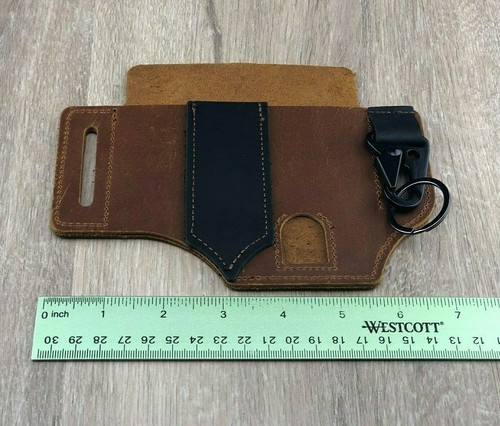 Handmade Multitool Genuine Leather Sheath EDC Pocket Organizer Tool Holder NEW - Picture 8 of 13