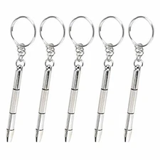 5pcs 3-in-1 Mini Precision Screwdriver Set for Eyeglasses, Sunglasses, Jewelry a