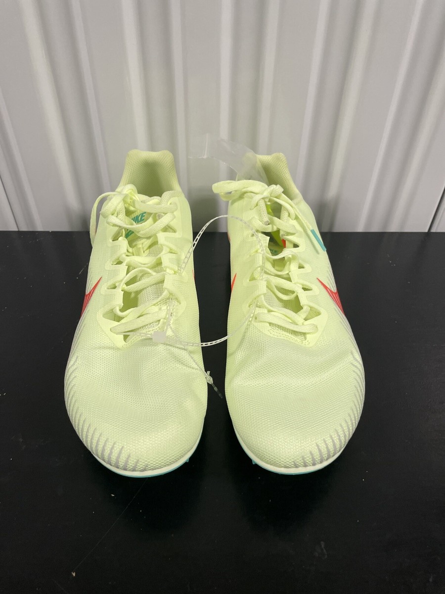 Nike Zoom Rival M9 Track Cleats Spikes Yellow Men display picture 3