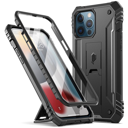 Poetic Revolution Series Case for iPhone 13 Pro 6.1 inch (2021) Cover Black - Picture 1 of 8