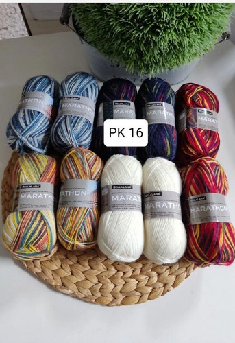 Angebot -Sockenwolle 4fach 500g Pakete  gemischt - Reicht für  5 paar  Socken - Bild 33 von 35