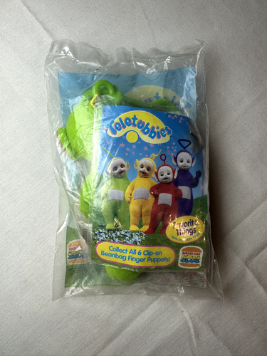 Vintage 1999 Green Dipsy Teletubbies Burger King Kids Club Collectible in Pack - Picture 4 of 4