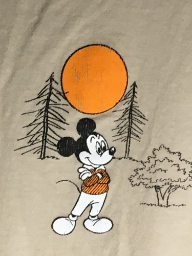 T-Shirt Disney Topolino Escursionismo Marrone Taglia:XL - Foto 5 di 8