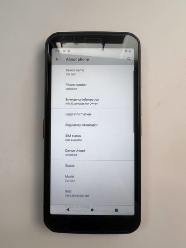 CAT S62 Black 4+128GB unlocked LTE andorid SIM free 4G smart phone - 第 10/12 張圖片