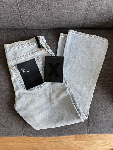 Alexander Wang X Trap Cropped Boot Cut Jeans 25 NWT $275 - Picture 8 of 10
