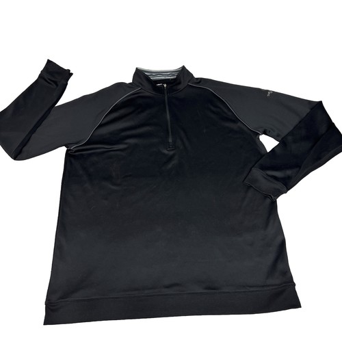 Straight Down Golfpullover 1/4 Zip Pullover Herren 2XL schwarz Stretch Athleisure - Bild 1 von 13