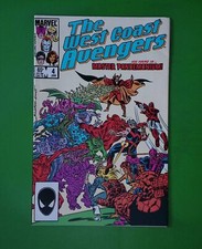 West Coast Avengers #4 Vol. 2 1986 Marvel Comics 1st App 8.0 Comic Book L13-63