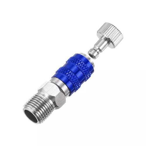 2Pcs Airbrush Quick Release Disconnect Adapter 1/8" For Plug Adpter Fitting Hose - Afbeelding 12 van 13