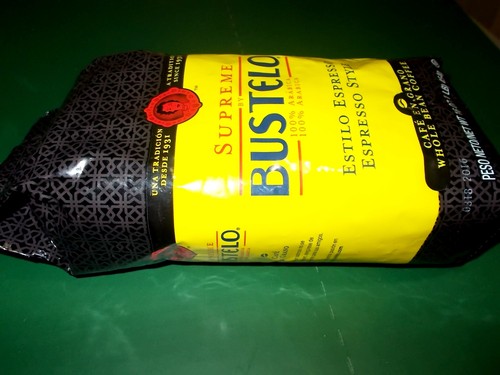 Lot of 2 16oz BUSTELO OCT 2025 Supreme Espresso Premium Whole Bean Coffee BEANS - Picture 2 of 5