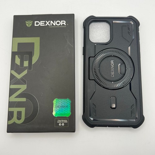 Dexnor Hülle für iPhone 12/12 PRO integrierter Displayschutz und Ständer schwarz - Bild 2 von 3