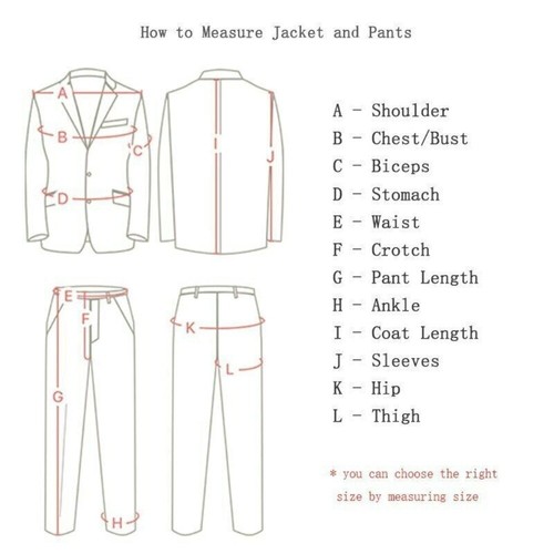Men Suit White Groom Jacket Tuxedo Custom Notch Triple-Breasted Elegant Wedding - Picture 30 of 51