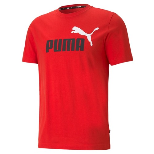 PUMA Herren ESS+ 2 Col Logo Tee / T-Shirt Kurzarm Sportshirt Trainingsshirt - Picture 20 of 25